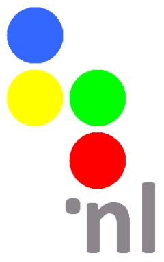 BGGR - blauw geel groen rood - vier kleuren